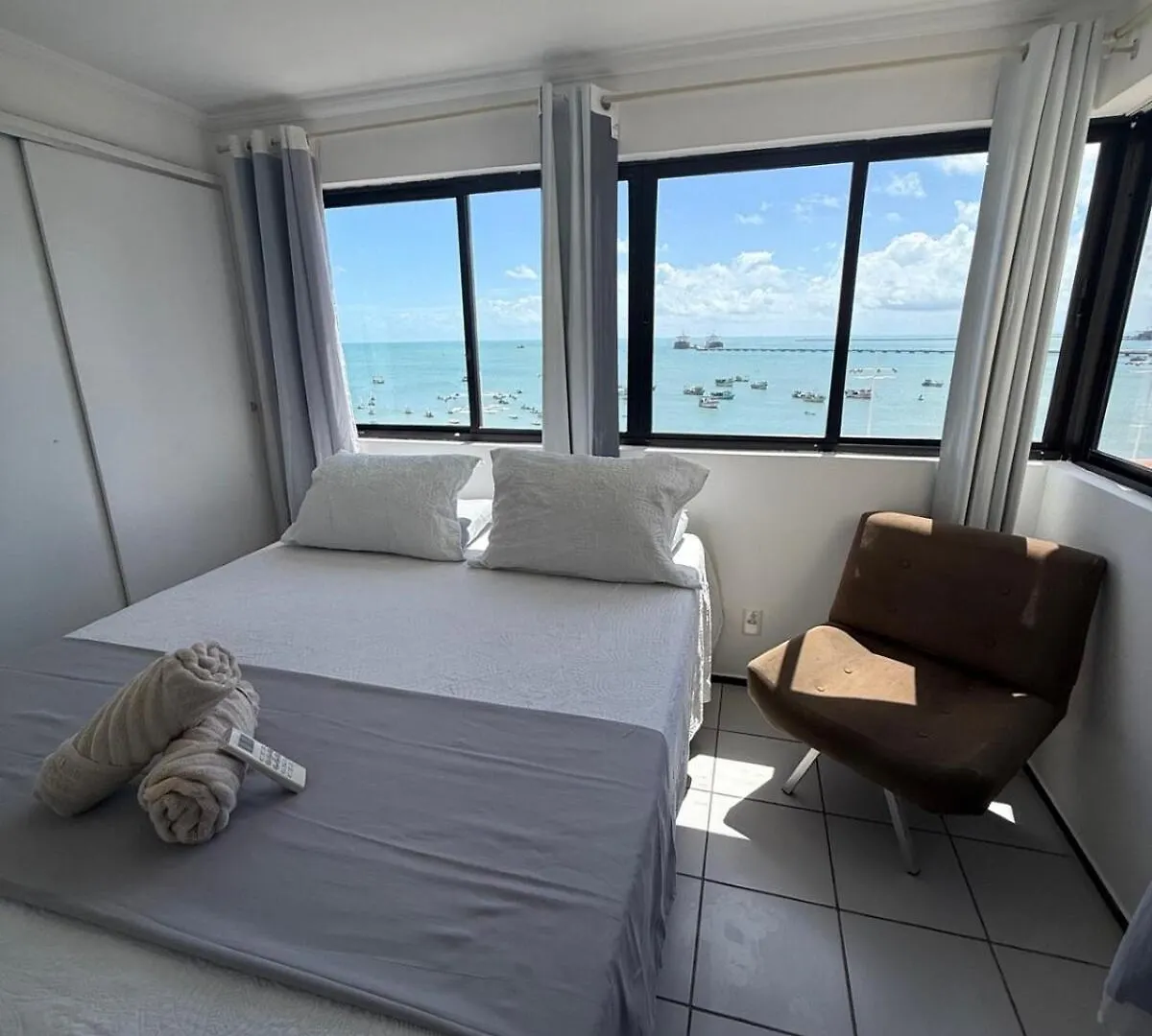 505 Facing The Sea 2 Bedrooms 70M2 Total Sea View Fortaleza  Brasile